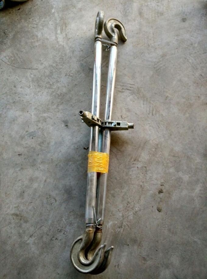 610 - 1740mm Panjang Saluran Transmisi Aksesoris Kait Baja Ganda Turnbuckle Standar