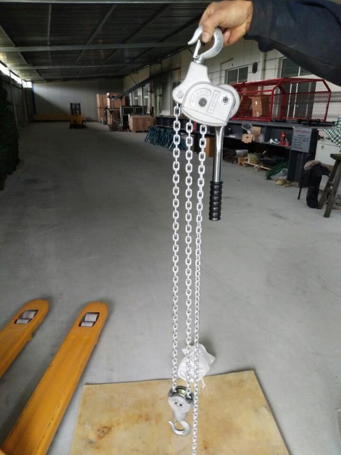 Alat Saluran Transmisi Aluminium Alloy Manual Menangani Seri Lifting Electric Chain Hoist