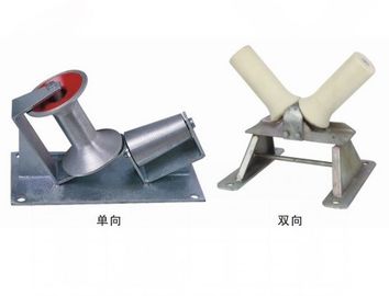 Cina Pekerjaan Konstruksi Cable Pulley Block Listrik Nylon / Aluminium Turning Cable Drum Roller pemasok