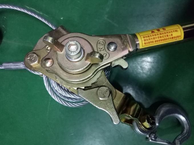 Penarikan Manual Penarik Kabel Tangan Ratchet Wire Rope Tighter Sertifikasi ISO