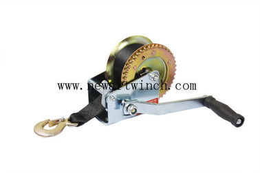 Cina Seng Dilapisi Stainless Steel Winch Tangan, Tali Winch Manual 1000lbs Kecil pemasok