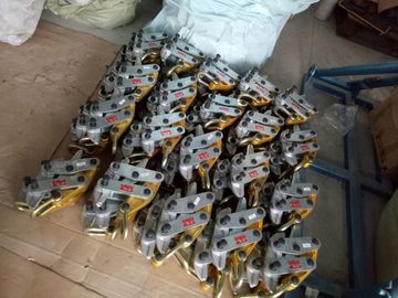 Self Locking Datang Seiring Penjepit / Anti Twist Steel Rope Gripper Kekuatan Tinggi pemasok