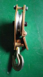 Konstruksi Power Cable Pulley Block / Aluminium Sheaves Hoisting Block pemasok