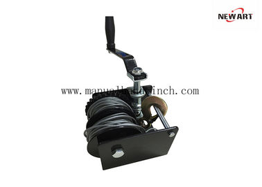Cina Perpecahan Drum Wire Rope Worm Gear Winch Worm Drive Boat Winch Untuk Trailer / Lifting pabrik